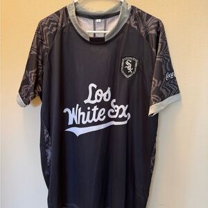 Chicago White Sox Los White Sox Jersey – Black/Gray Short Sleeve